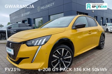 #132# e-208 GT Pack 136 KM / I wł. / Gwarancja / FV23%