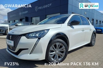 #70# e-208 ALLURE PACK 136 KM / Serwis w ASO / Gwarancja / FV23%