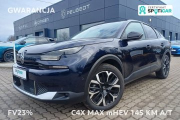 #21# C4X MAX 145 KM mHEV eDCT6 / DEMO / GWARANCJA/ FV23%