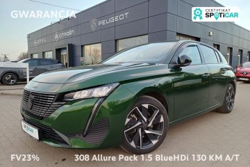 #31# 1.5 BlueHDi Allure Pack 130 KM A/T / GWARANCJA / FV23%