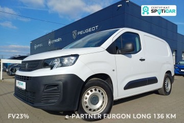 #73# e-Partner Long 136 KM - 50 kWh / I wł. / serwis w ASO / FV23%
