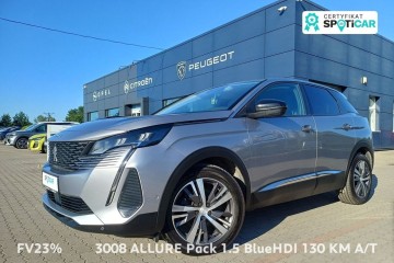 #02# Allure Pack 1.5 BlueHDi 130 KM A/T / I wł. / GWARANCJA / FV23%