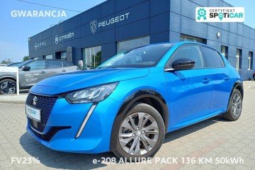#133# e-208 Allure Pack 136 KM / I wł. / Gwarancja / FV23%